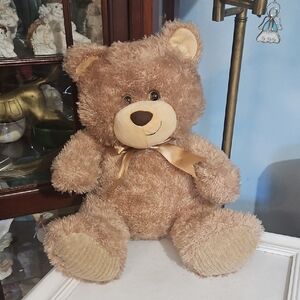NWOT Spark Create Imagine 15" Sitting Brown Teddy Bear Plush Toy Stuffed Animal